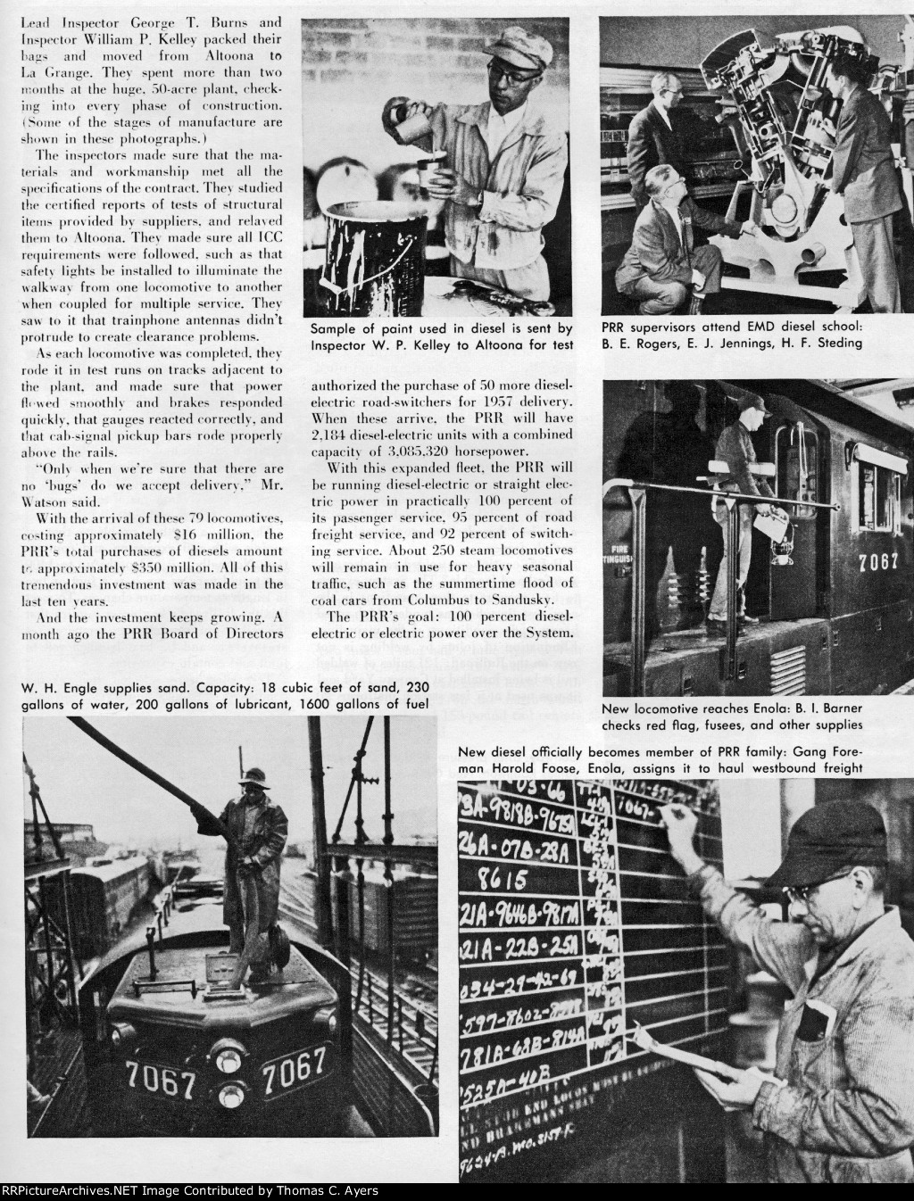 PRR "79 More Workhorses Join Diesel Lineup," Page 7, 1956